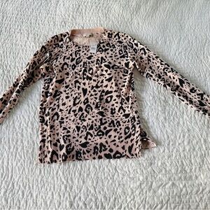 LOFT Pink Black Top ( Sizes, S,) NEW
